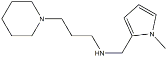 [(1-methyl-1H-pyrrol-2-yl)methyl][3-(piperidin-1-yl)propyl]amine Struktur