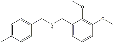 [(2,3-dimethoxyphenyl)methyl][(4-methylphenyl)methyl]amine Struktur