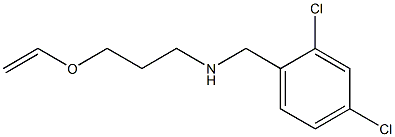 [(2,4-dichlorophenyl)methyl][3-(ethenyloxy)propyl]amine Struktur