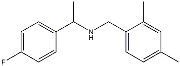 [(2,4-dimethylphenyl)methyl][1-(4-fluorophenyl)ethyl]amine Struktur