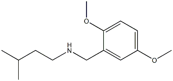 [(2,5-dimethoxyphenyl)methyl](3-methylbutyl)amine Struktur