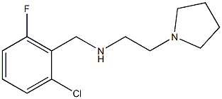 [(2-chloro-6-fluorophenyl)methyl][2-(pyrrolidin-1-yl)ethyl]amine Struktur