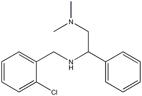 [(2-chlorophenyl)methyl][2-(dimethylamino)-1-phenylethyl]amine Struktur