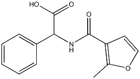 [(2-methyl-3-furoyl)amino](phenyl)acetic acid Struktur