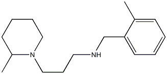 [(2-methylphenyl)methyl][3-(2-methylpiperidin-1-yl)propyl]amine Struktur