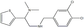 [(3,4-dichlorophenyl)methyl][2-(dimethylamino)-2-(thiophen-2-yl)ethyl]amine Struktur