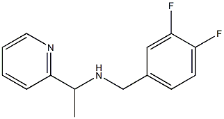 [(3,4-difluorophenyl)methyl][1-(pyridin-2-yl)ethyl]amine Struktur