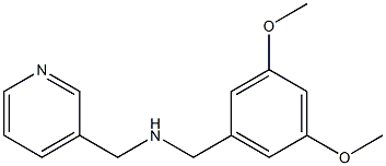 [(3,5-dimethoxyphenyl)methyl](pyridin-3-ylmethyl)amine Struktur