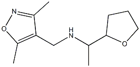 [(3,5-dimethyl-1,2-oxazol-4-yl)methyl][1-(oxolan-2-yl)ethyl]amine Struktur