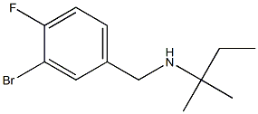 [(3-bromo-4-fluorophenyl)methyl](2-methylbutan-2-yl)amine Struktur