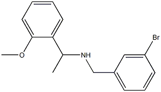 [(3-bromophenyl)methyl][1-(2-methoxyphenyl)ethyl]amine Struktur