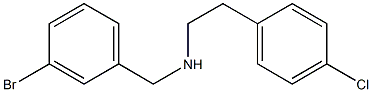 [(3-bromophenyl)methyl][2-(4-chlorophenyl)ethyl]amine Struktur