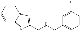 [(3-fluorophenyl)methyl]({imidazo[1,2-a]pyridin-2-ylmethyl})amine Struktur