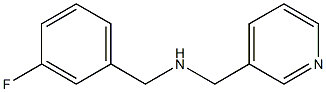 [(3-fluorophenyl)methyl](pyridin-3-ylmethyl)amine Struktur