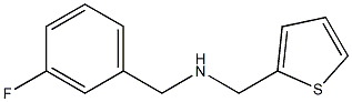 [(3-fluorophenyl)methyl](thiophen-2-ylmethyl)amine Struktur