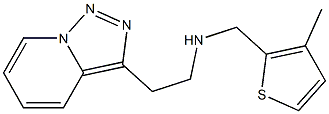 [(3-methylthiophen-2-yl)methyl](2-{[1,2,4]triazolo[3,4-a]pyridin-3-yl}ethyl)amine Struktur