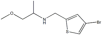 [(4-bromothiophen-2-yl)methyl](1-methoxypropan-2-yl)amine Struktur