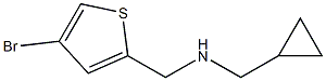 [(4-bromothiophen-2-yl)methyl](cyclopropylmethyl)amine Struktur