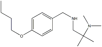 [(4-butoxyphenyl)methyl][2-(dimethylamino)-2-methylpropyl]amine Struktur