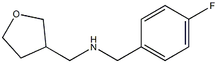 [(4-fluorophenyl)methyl](oxolan-3-ylmethyl)amine Struktur