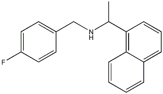 [(4-fluorophenyl)methyl][1-(naphthalen-1-yl)ethyl]amine Struktur