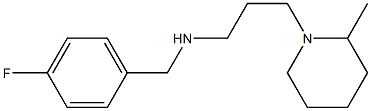 [(4-fluorophenyl)methyl][3-(2-methylpiperidin-1-yl)propyl]amine Struktur