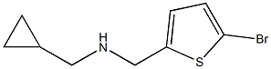 [(5-bromothiophen-2-yl)methyl](cyclopropylmethyl)amine Struktur