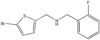 [(5-bromothiophen-2-yl)methyl][(2-fluorophenyl)methyl]amine Struktur