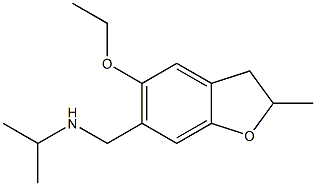 [(5-ethoxy-2-methyl-2,3-dihydro-1-benzofuran-6-yl)methyl](propan-2-yl)amine Struktur