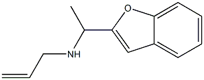 [1-(1-benzofuran-2-yl)ethyl](prop-2-en-1-yl)amine Struktur