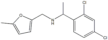 [1-(2,4-dichlorophenyl)ethyl][(5-methylfuran-2-yl)methyl]amine Struktur