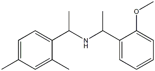 [1-(2,4-dimethylphenyl)ethyl][1-(2-methoxyphenyl)ethyl]amine Struktur