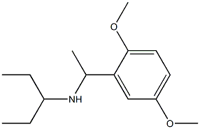 [1-(2,5-dimethoxyphenyl)ethyl](pentan-3-yl)amine Struktur