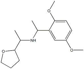 [1-(2,5-dimethoxyphenyl)ethyl][1-(oxolan-2-yl)ethyl]amine Struktur