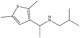 [1-(2,5-dimethylthiophen-3-yl)ethyl](2-methylpropyl)amine Struktur