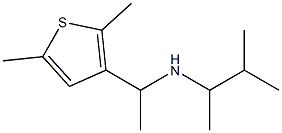 [1-(2,5-dimethylthiophen-3-yl)ethyl](3-methylbutan-2-yl)amine Struktur