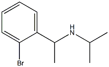 [1-(2-bromophenyl)ethyl](propan-2-yl)amine Struktur