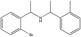 [1-(2-bromophenyl)ethyl][1-(2-methylphenyl)ethyl]amine Struktur