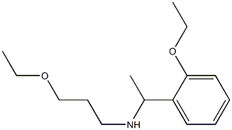 [1-(2-ethoxyphenyl)ethyl](3-ethoxypropyl)amine Struktur