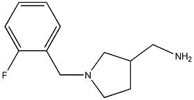 [1-(2-fluorobenzyl)pyrrolidin-3-yl]methylamine Struktur