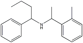 [1-(2-methylphenyl)ethyl](1-phenylbutyl)amine Struktur