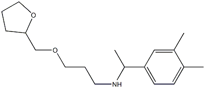 [1-(3,4-dimethylphenyl)ethyl][3-(oxolan-2-ylmethoxy)propyl]amine Struktur