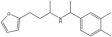 [1-(3,4-dimethylphenyl)ethyl][4-(furan-2-yl)butan-2-yl]amine Struktur