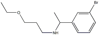 [1-(3-bromophenyl)ethyl](3-ethoxypropyl)amine Struktur