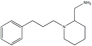 [1-(3-phenylpropyl)piperidin-2-yl]methanamine Struktur