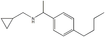 [1-(4-butylphenyl)ethyl](cyclopropylmethyl)amine Struktur