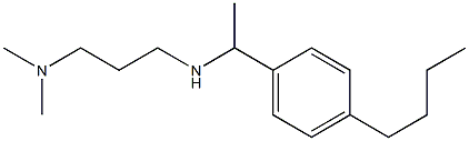 [1-(4-butylphenyl)ethyl][3-(dimethylamino)propyl]amine Struktur