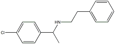 [1-(4-chlorophenyl)ethyl](2-phenylethyl)amine Struktur