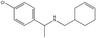 [1-(4-chlorophenyl)ethyl](cyclohex-3-en-1-ylmethyl)amine Struktur