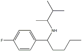 [1-(4-fluorophenyl)pentyl](3-methylbutan-2-yl)amine Struktur